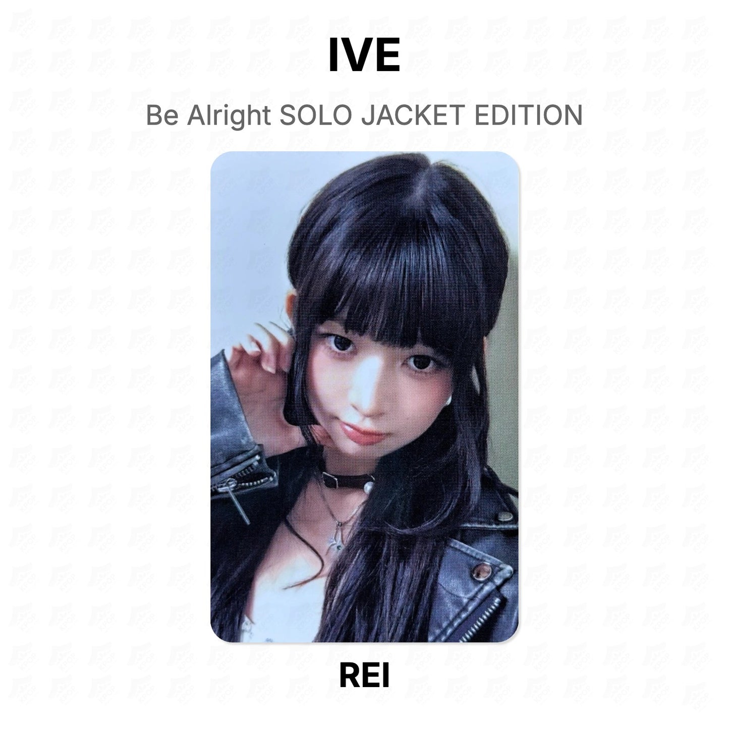 IVE Be Alright SOLO JACKET EDITION Official Photocard