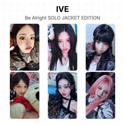 IVE Be Alright SOLO JACKET EDITION Official Photocard