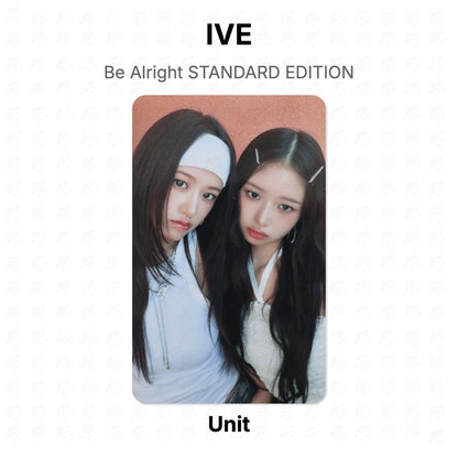 IVE Be Alright STANDARD EDITION Official Photocard