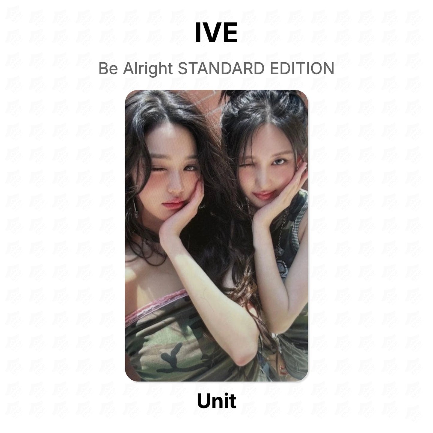 IVE Be Alright STANDARD EDITION Official Photocard