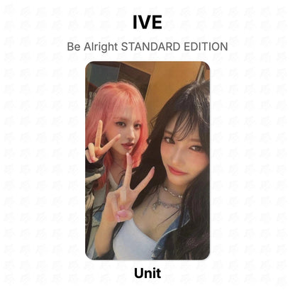 IVE Be Alright STANDARD EDITION Official Photocard