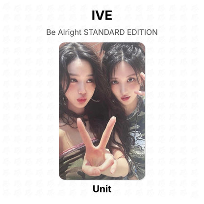 IVE Be Alright STANDARD EDITION Official Photocard
