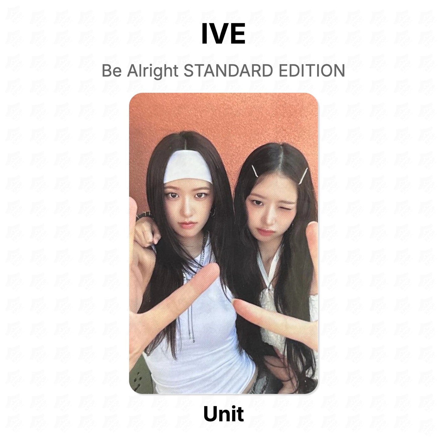 IVE Be Alright STANDARD EDITION Official Photocard