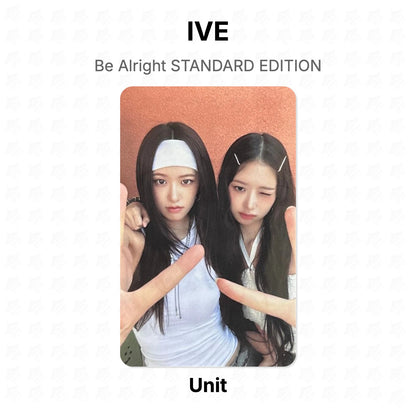 IVE Be Alright STANDARD EDITION Official Photocard