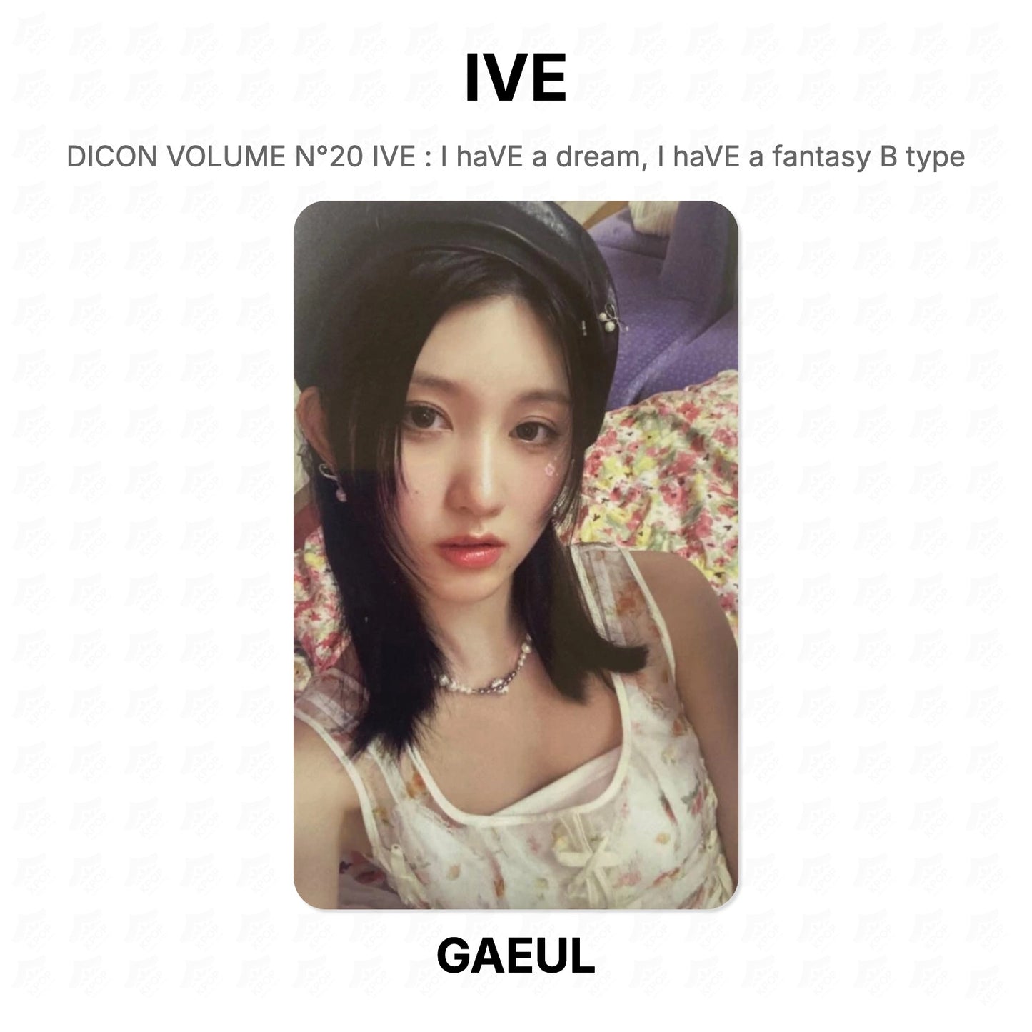IVE DICON VOLUME N°20 IVE : I haVE a dream, I haVE a fantasy B type Official Photocard