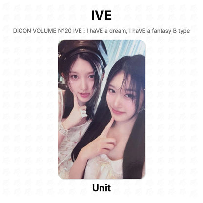 IVE DICON VOLUME N°20 IVE : I haVE a dream, I haVE a fantasy B type Official Photocard