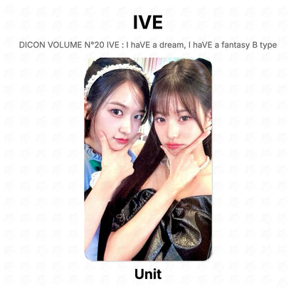 IVE DICON VOLUME N°20 IVE : I haVE a dream, I haVE a fantasy B type Official Photocard