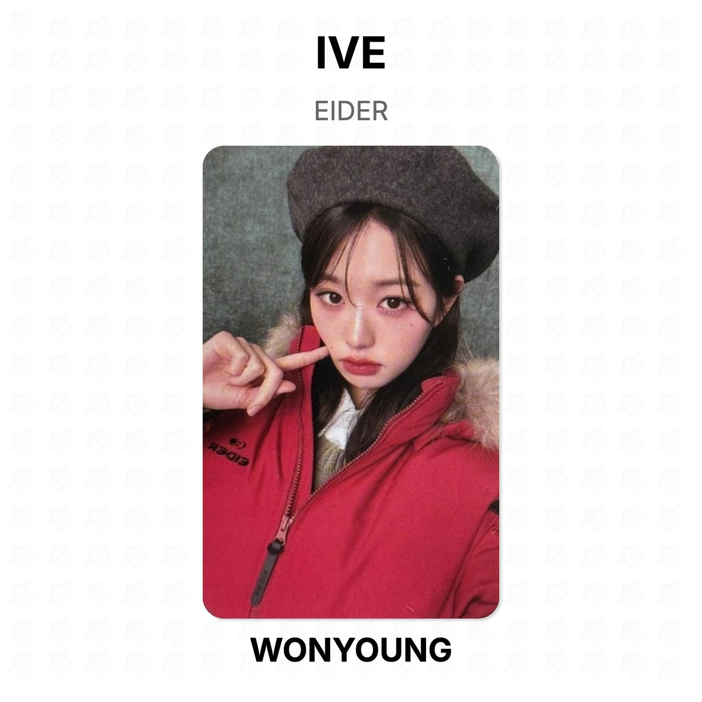 IVE EIDER Official Photocard