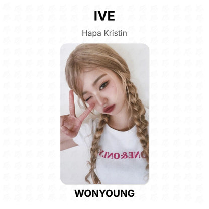 IVE Hapa Kristin Official Photocard