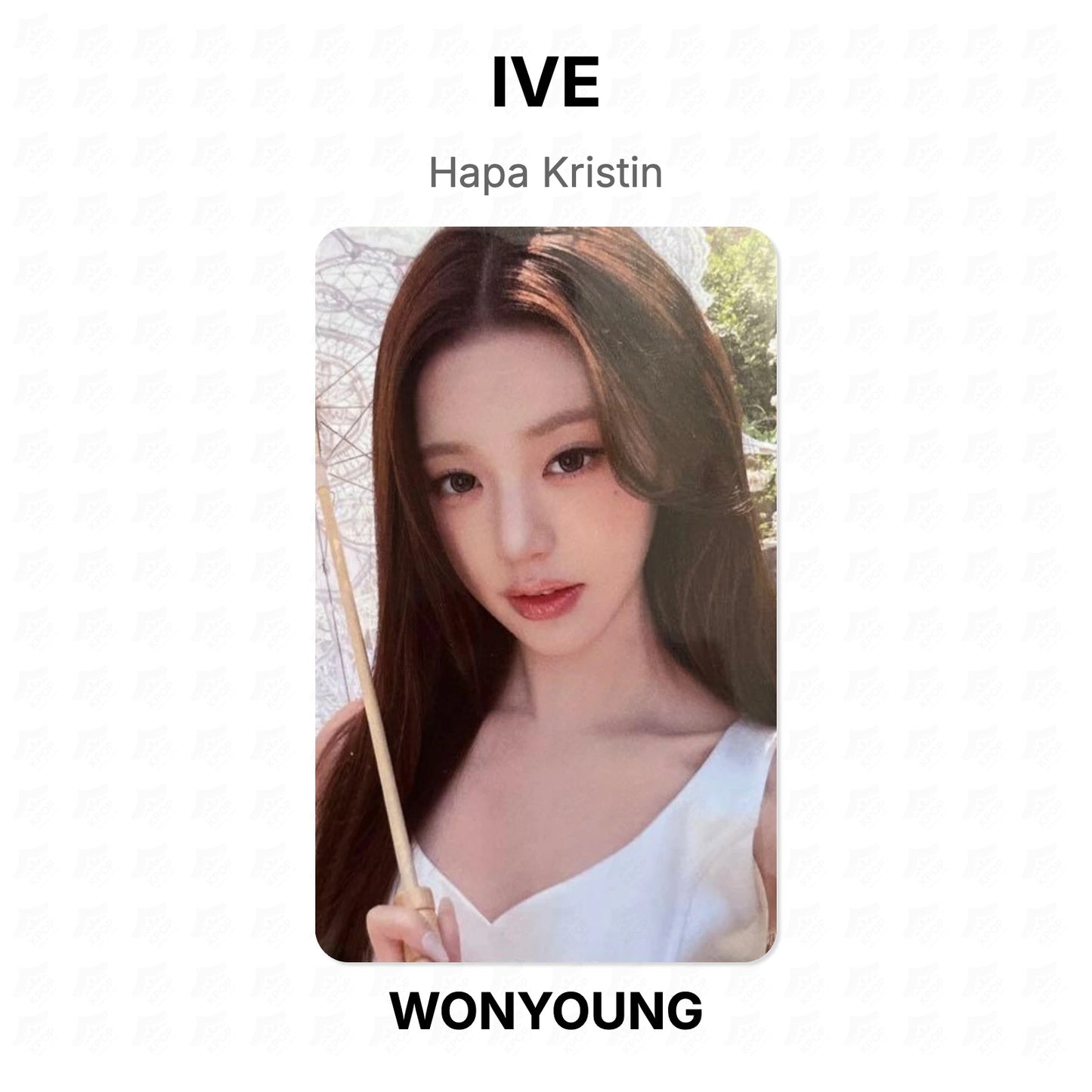 IVE Hapa Kristin Official Photocard
