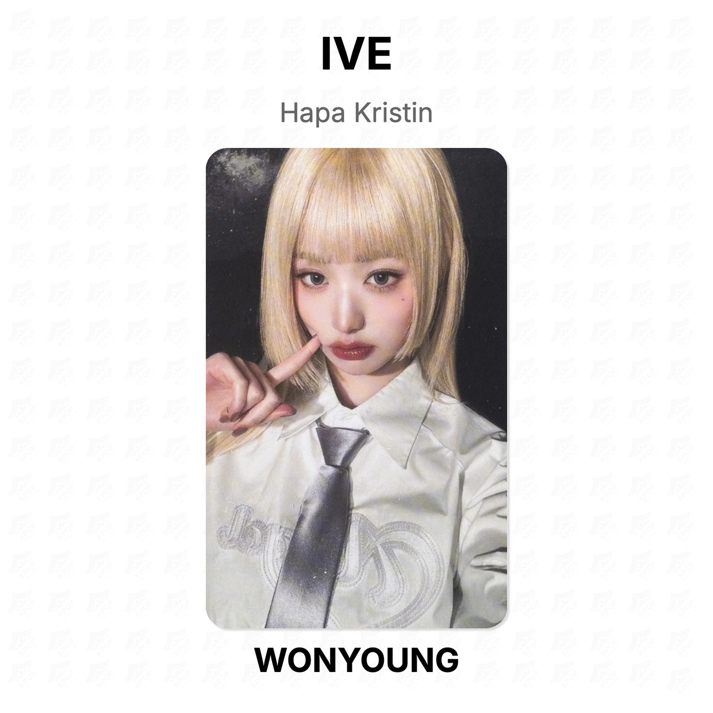 IVE Hapa Kristin Official Photocard