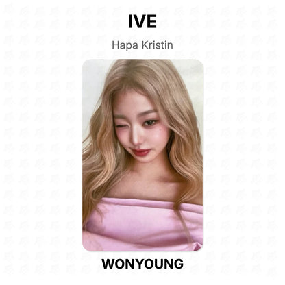 IVE Hapa Kristin Official Photocard