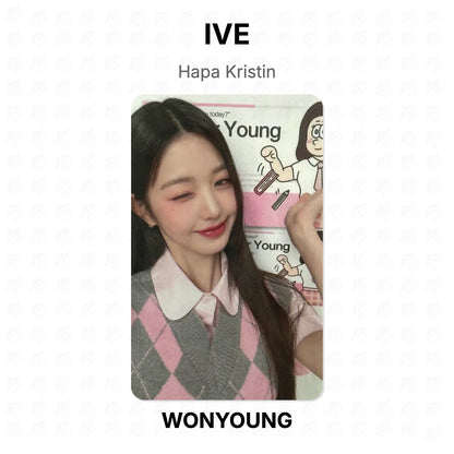 IVE Hapa Kristin Official Photocard