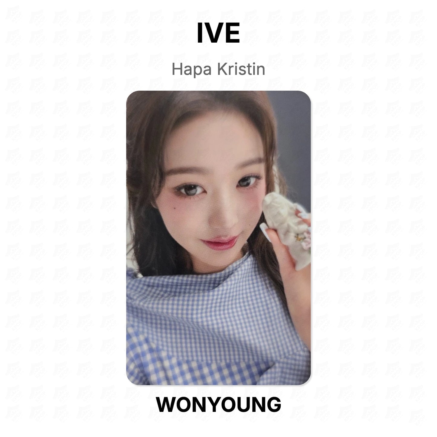 IVE Hapa Kristin Official Photocard