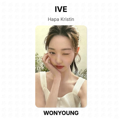 IVE Hapa Kristin Official Photocard