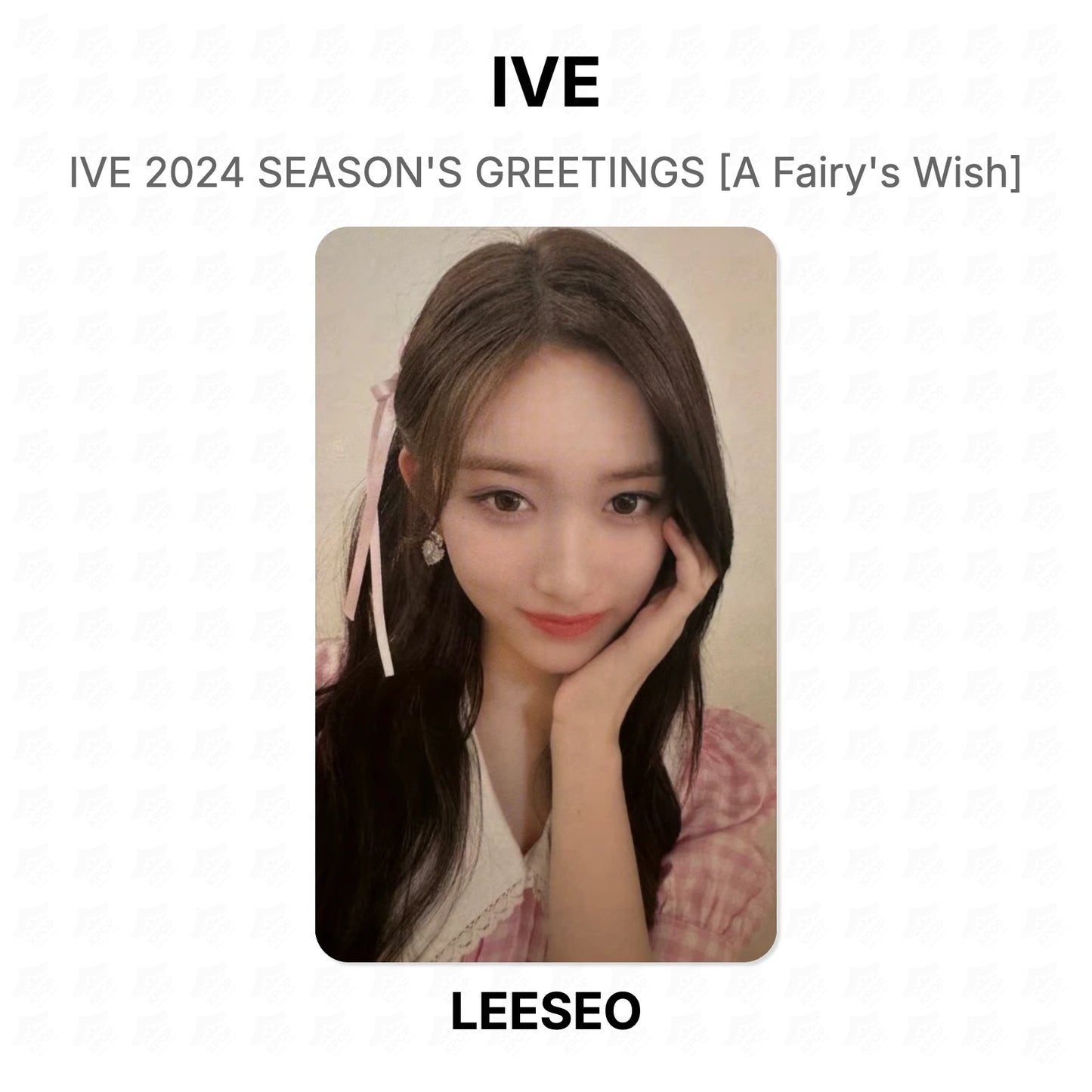 IVE 2024 SEASON'S GREETINGS [A Fairy's Wish] Official Photocard
