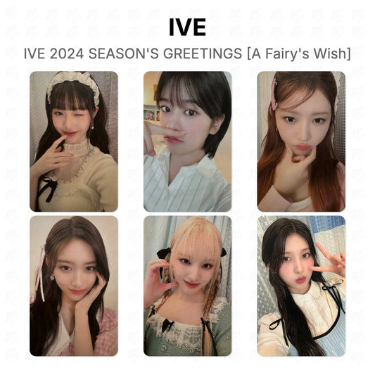 IVE 2024 SEASON'S GREETINGS [A Fairy's Wish] Official Photocard