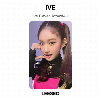 IVE Eleven Ktown4U Official Photocard