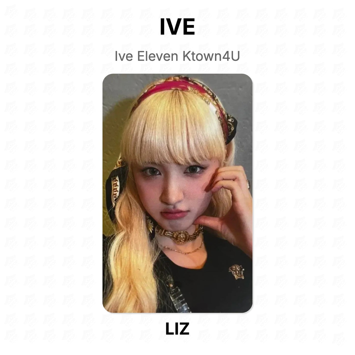 IVE Eleven Ktown4U Official Photocard