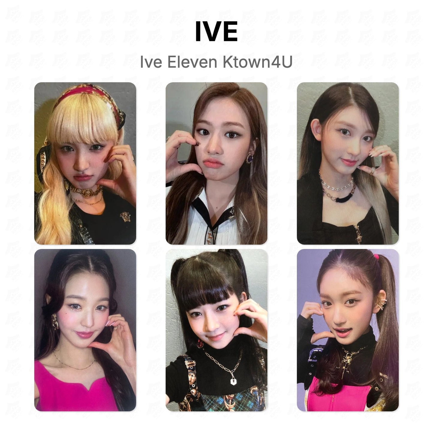 IVE Eleven Ktown4U Official Photocard