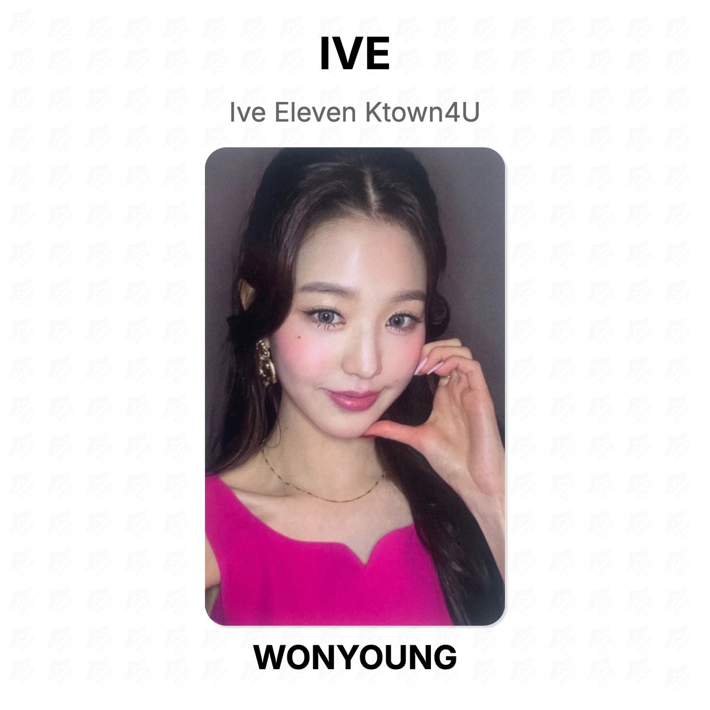 IVE Eleven Ktown4U Official Photocard