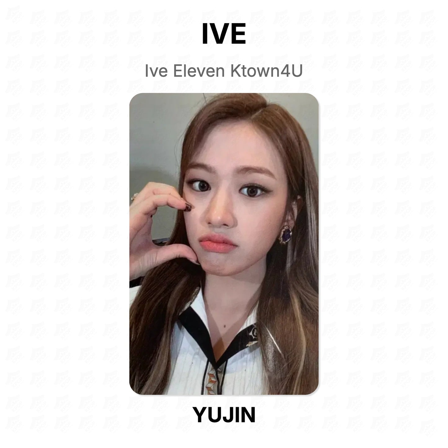 IVE Eleven Ktown4U Official Photocard