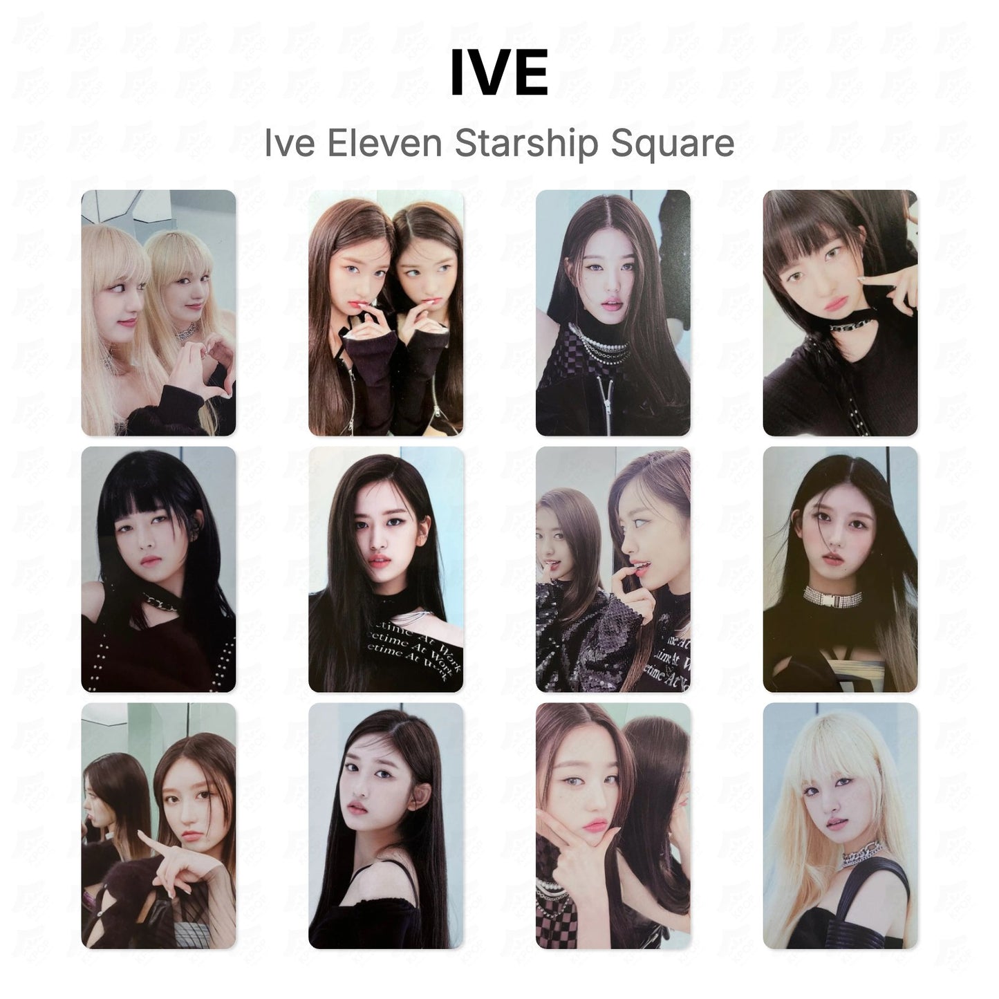 IVE Eleven Starship Square Official Photocard