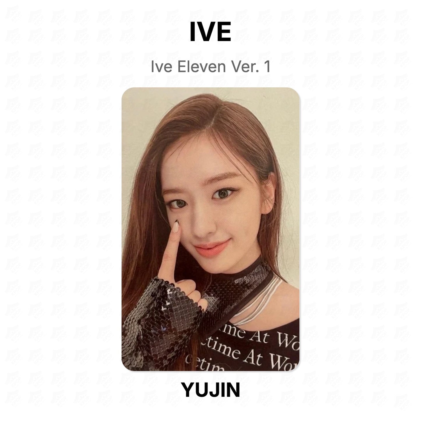 IVE Eleven Ver. 1 Official Photocard