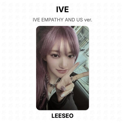 IVE EMPATHY AND US ver. Official Photocard