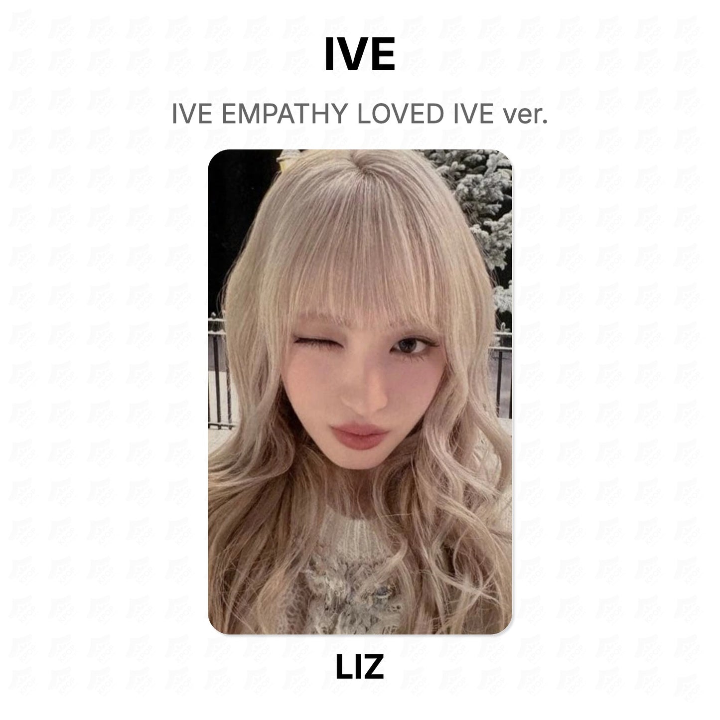 IVE EMPATHY LOVED IVE ver. Official Photocard