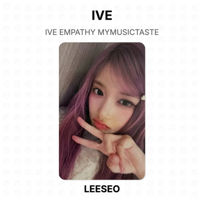 IVE EMPATHY MYMUSICTASTE Official Photocard