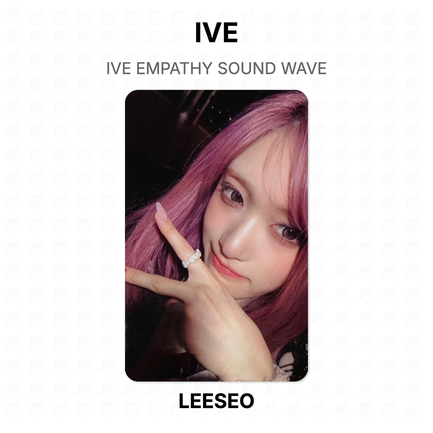 IVE EMPATHY SOUND WAVE Official Photocard