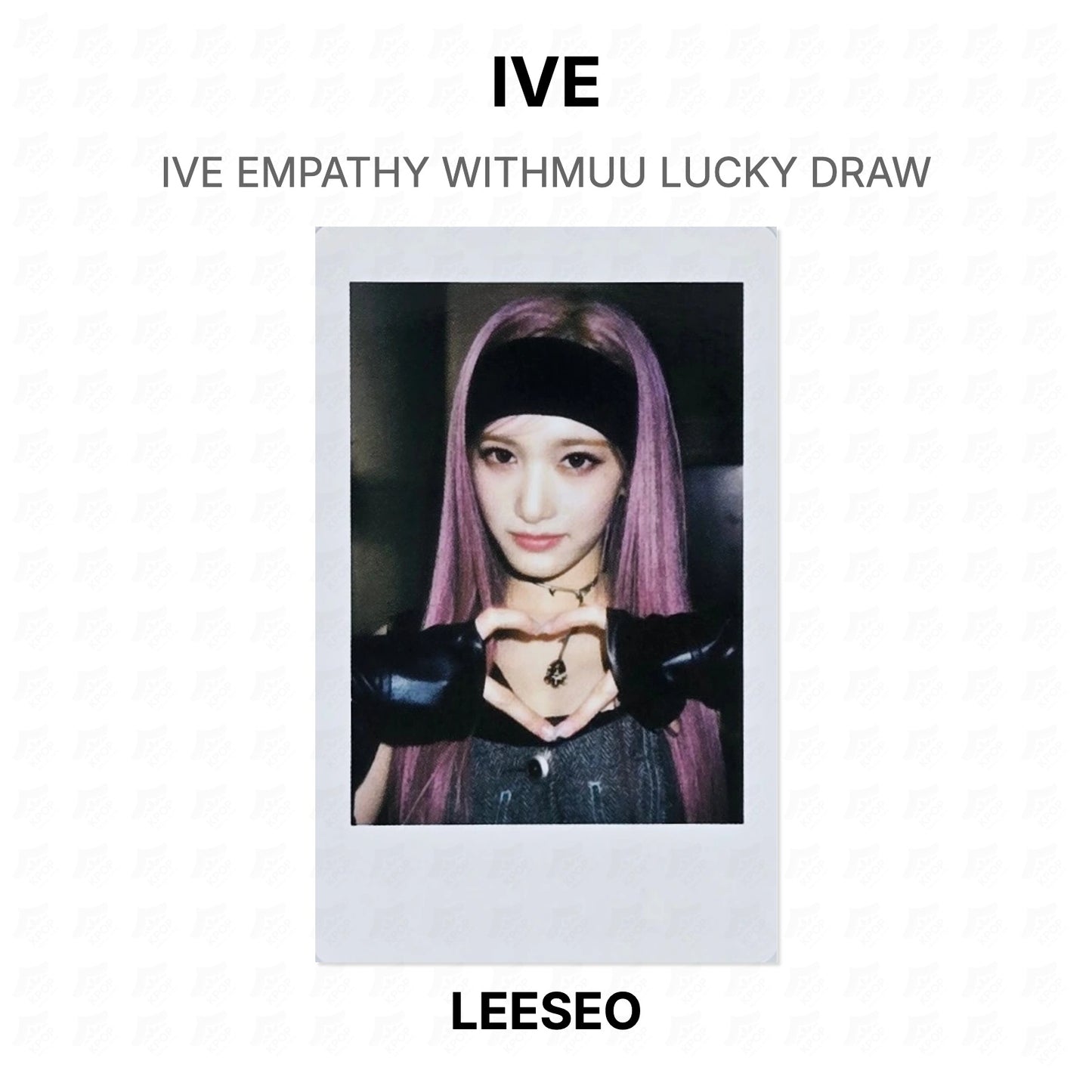 IVE EMPATHY WITHMUU LUCKY DRAW Official Photocard