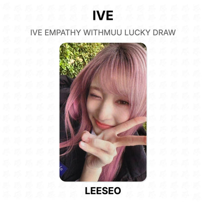 IVE EMPATHY WITHMUU LUCKY DRAW Official Photocard