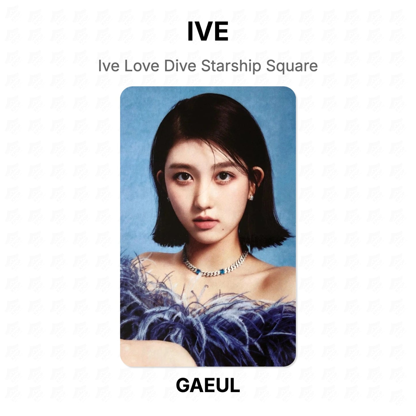 IVE Love Dive Starship Square Official Photocard
