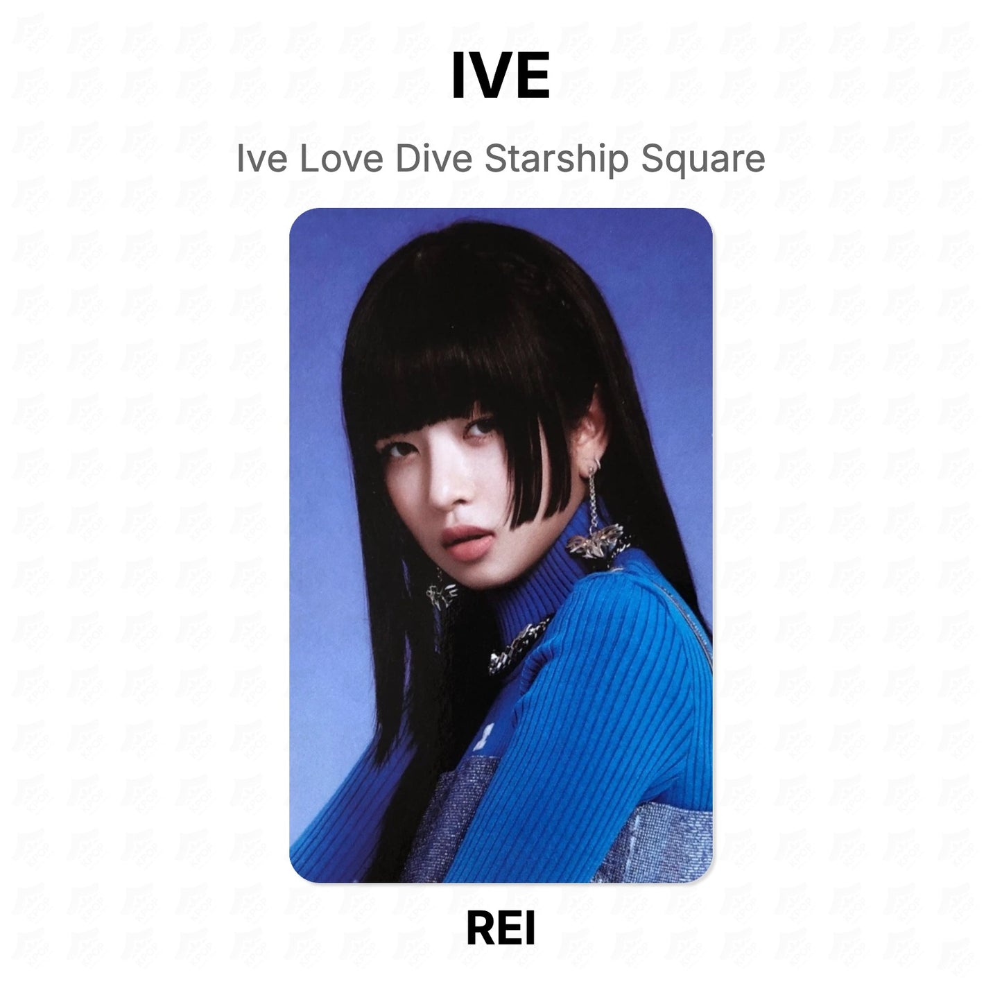 IVE Love Dive Starship Square Official Photocard