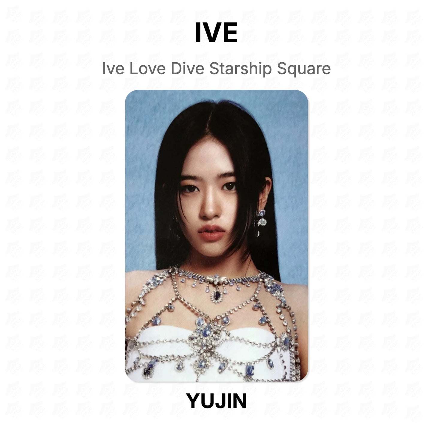 IVE Love Dive Starship Square Official Photocard