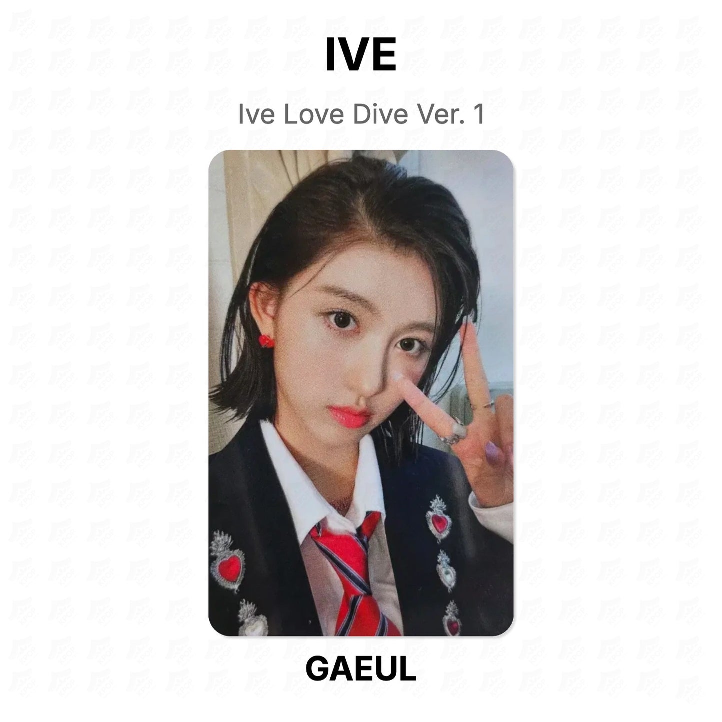 IVE Love Dive Ver. 1 Official Photocard