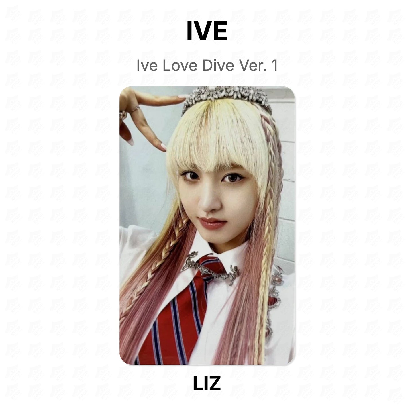 IVE Love Dive Ver. 1 Official Photocard