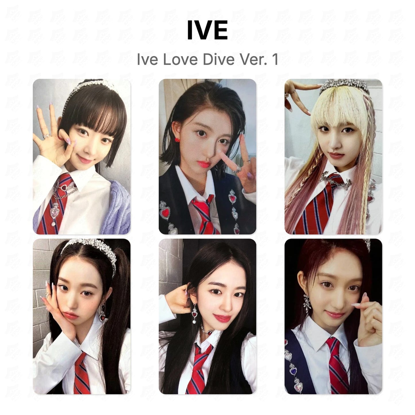 IVE Love Dive Ver. 1 Official Photocard