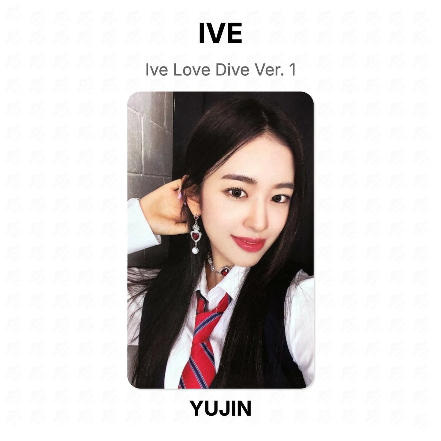 IVE Love Dive Ver. 1 Official Photocard