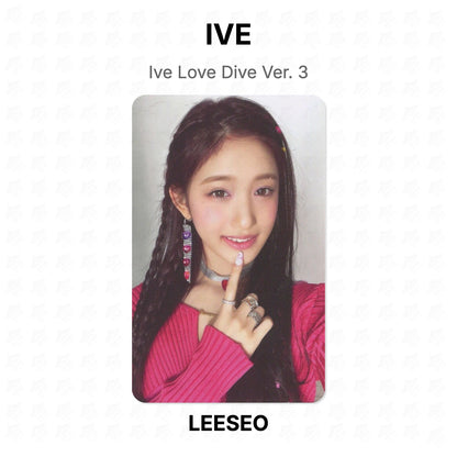 IVE Love Dive Ver. 3 Official Photocard