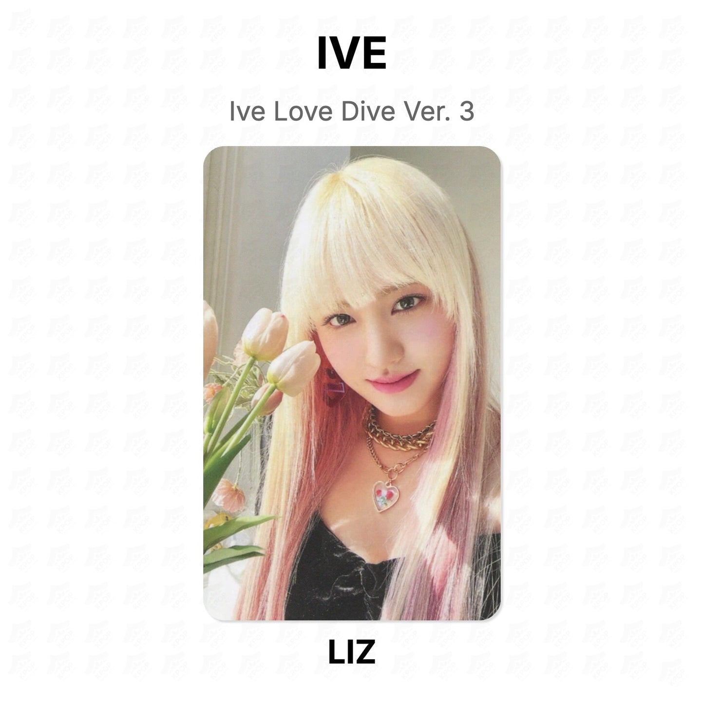 IVE Love Dive Ver. 3 Official Photocard