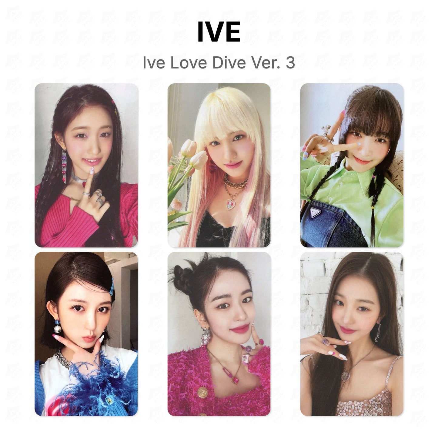 IVE Love Dive Ver. 3 Official Photocard