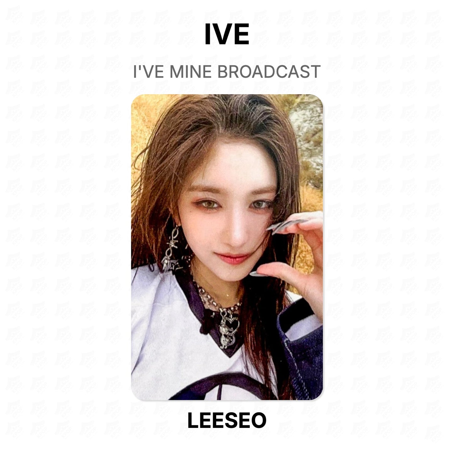 IVE I'VE MINE BROADCAST Official Photocard