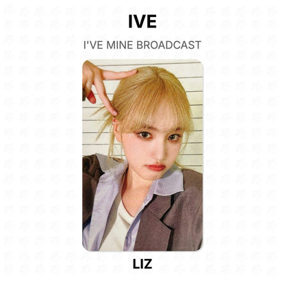 IVE I'VE MINE BROADCAST Official Photocard