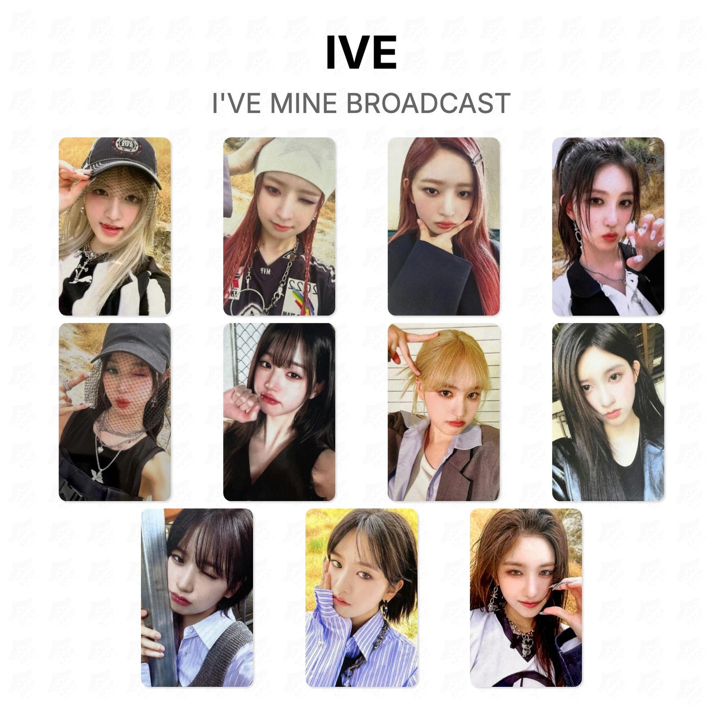 IVE I'VE MINE BROADCAST Official Photocard