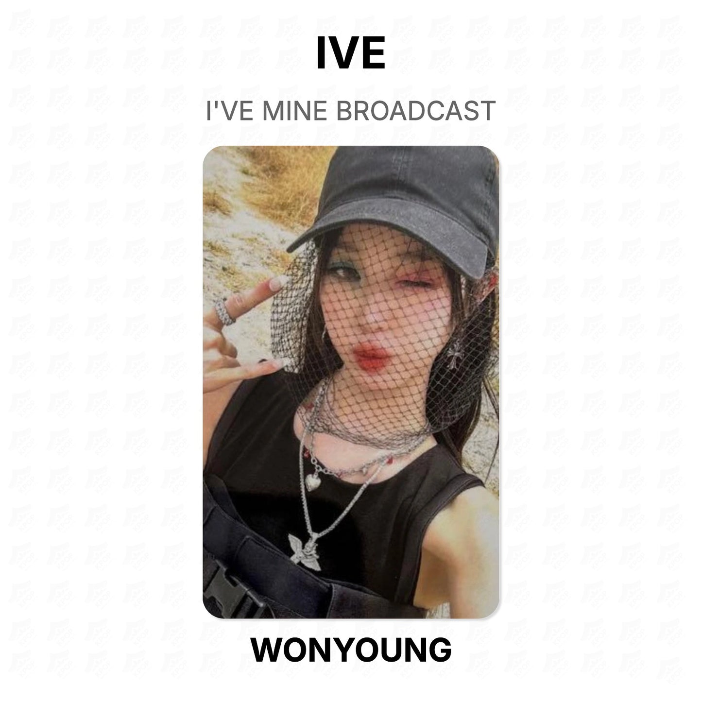 IVE I'VE MINE BROADCAST Official Photocard