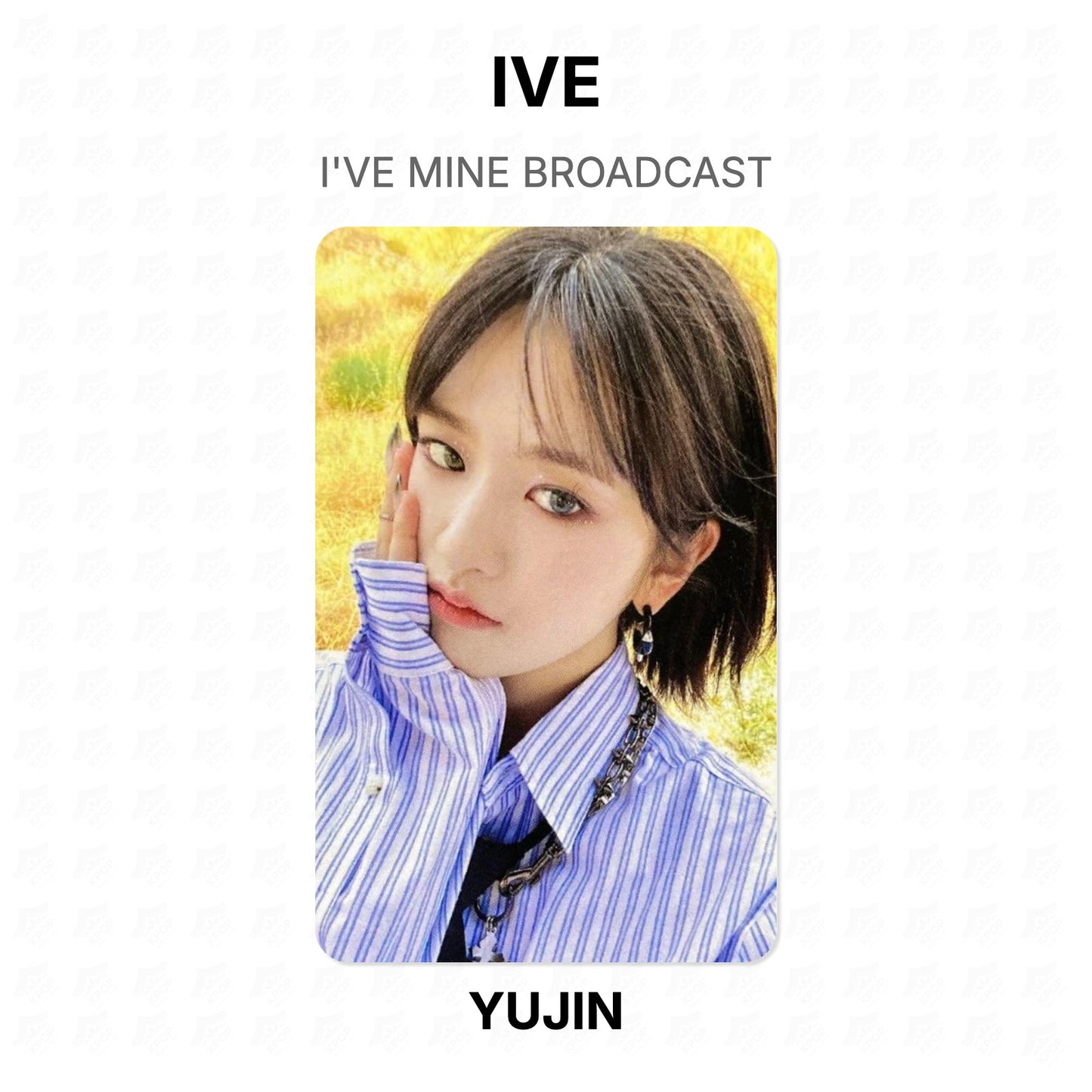 IVE I'VE MINE BROADCAST Official Photocard