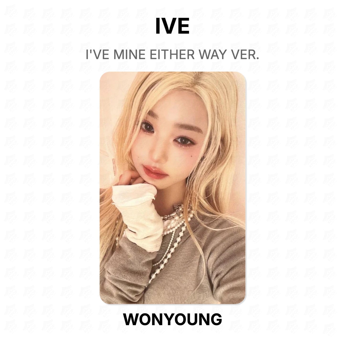IVE I'VE MINE EITHER WAY VER. Official Photocard